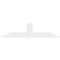 Ekena Millwork Portland Architectural Grade PVC Gable Bracket, 48"W x 12"H x 2"D x 4"F, 6/12 Pitch GBP048X12X0204POR00 - alternate 5